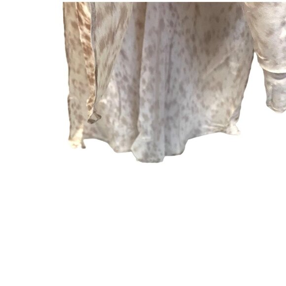 NWT J.Crew Ivory & Tan Long Maxi Skirt - Picture 9 of 13